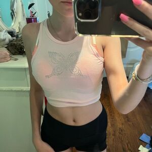 Y2K butterfly tank